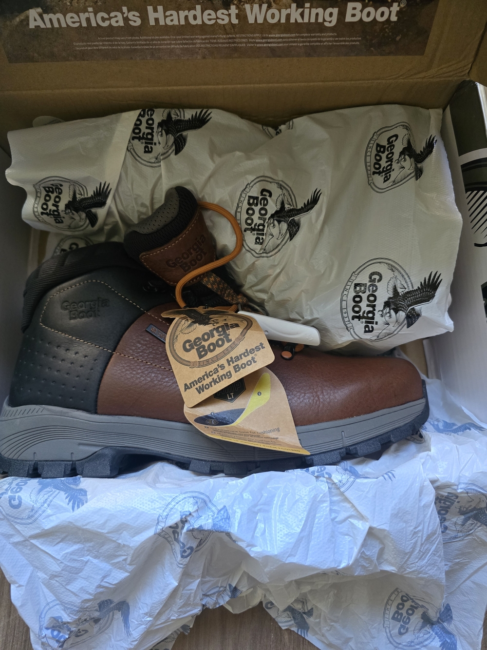 Georgia Boot Eagle Trail Men's 6" Waterproof Hiker - Picture 2 of 10